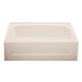 Kinro Composites Kinro ALM2754A LH-SPK ABS Bath Tub with Apron - 27 in. x 54 in., Left Hand, Almond 208959